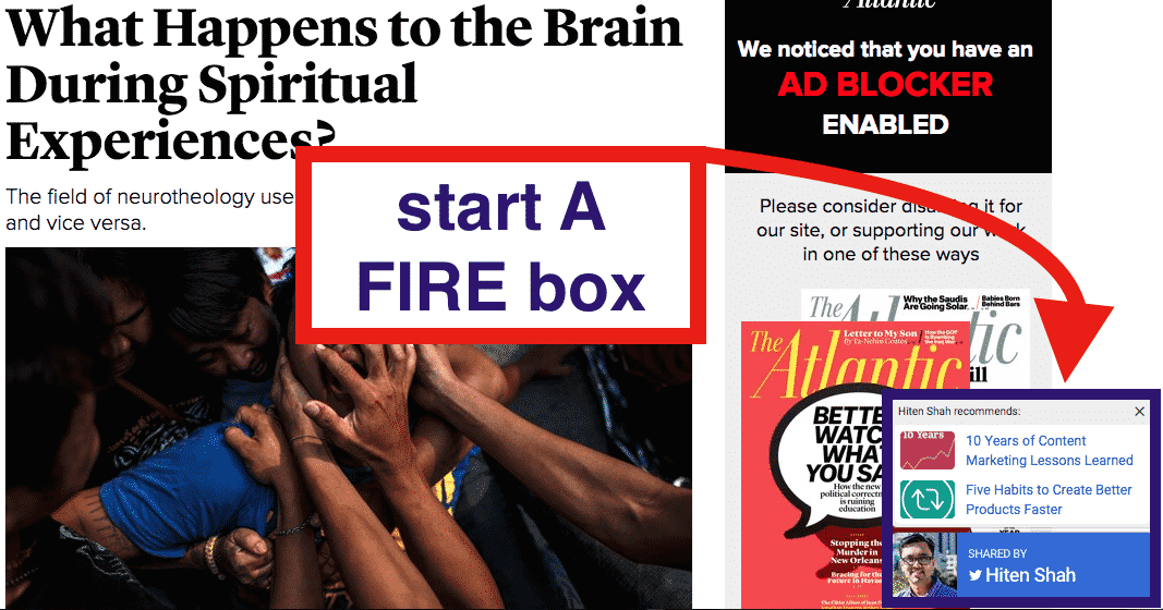 Start a Fire Box