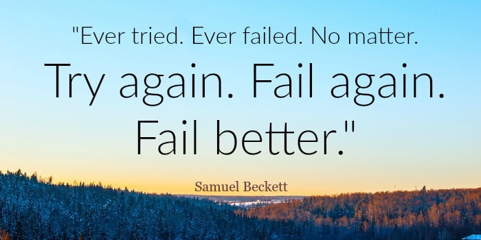 Samuel Beckett Fail Better Quote