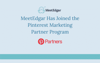 MeetEdgar Has Joined the Pinterest Marketing Partner Program