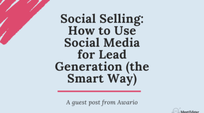 social selling lead generation of social media
