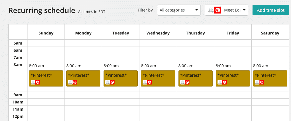 edgar schedule