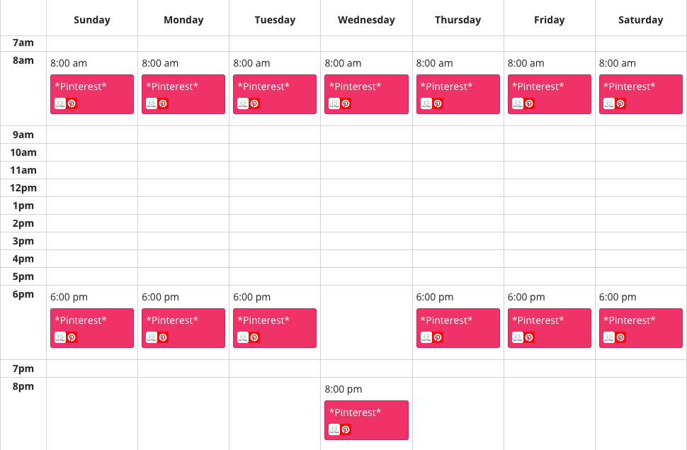 edgar schedule example
