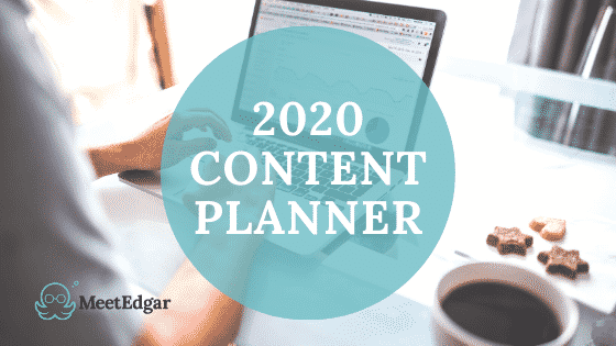 download your free 2020 content planner