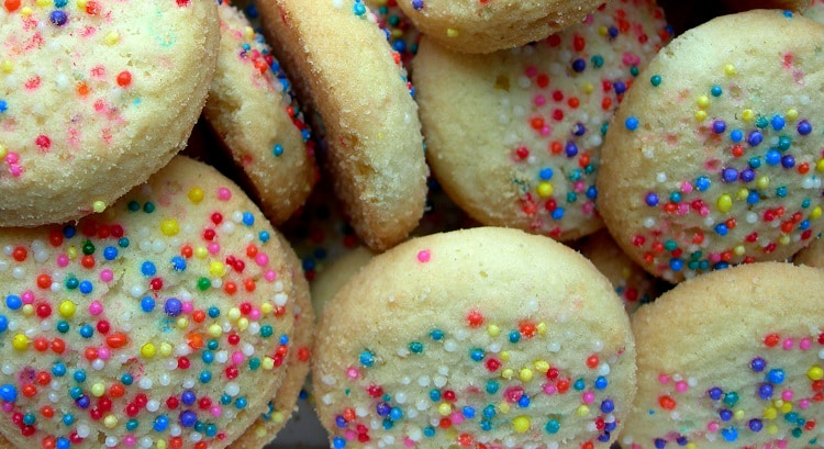 Cookies with sprinkles