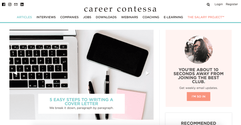 Career Contessa Articles Page