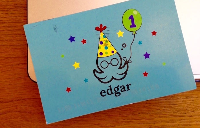 Edgar Birthday Card