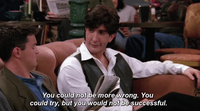 friends is perfect you're wrong if u think otherwise gif