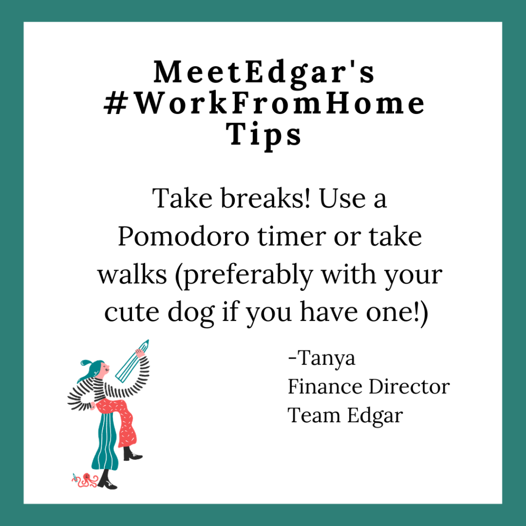 tanya work from home tip pomodoro timer