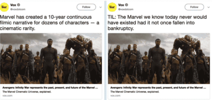 Two Tweets about the MCU