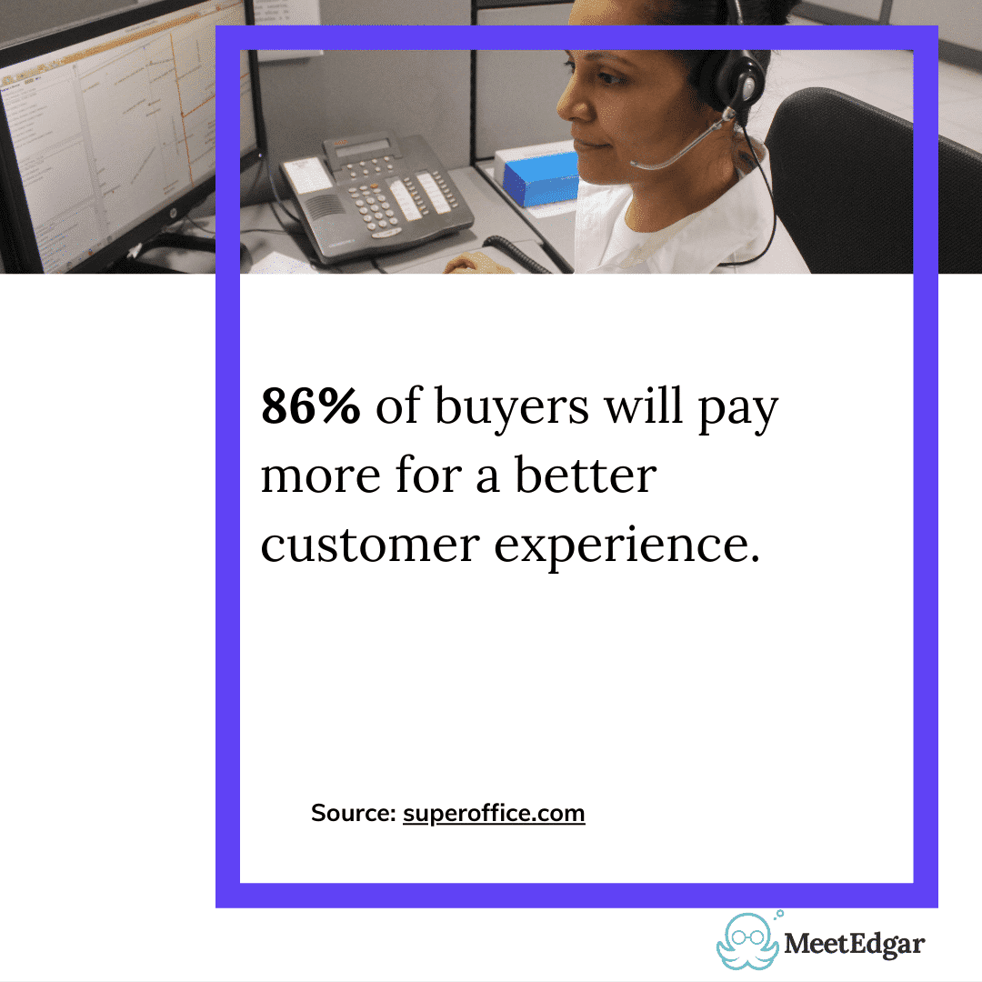 customers pay more for experience