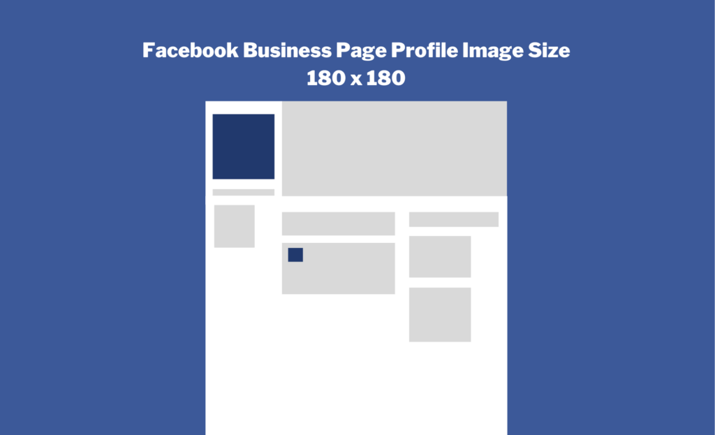 facebook business page profile image size