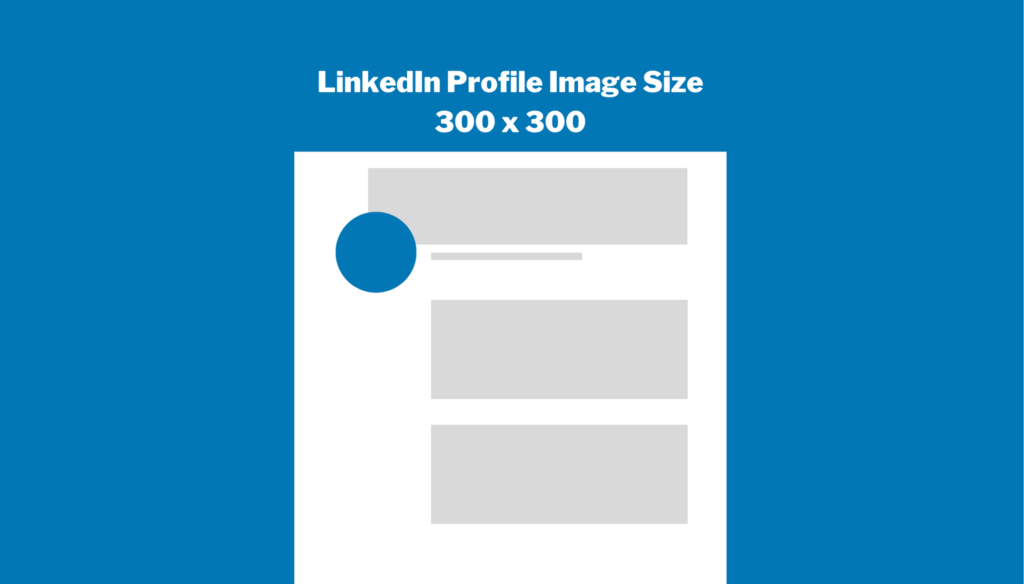 linkedin profile image size